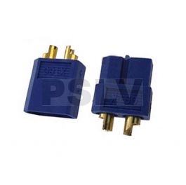 Q-C-0028   Quantum XT60 Connector Blue - Male and Female  